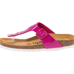 Palado Kos Lack, Zehentrenner, Damen, Fuchsia
