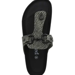Palado Kos Zebra, Zehentrenner, Damen, Olive