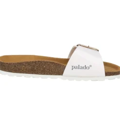Palado Malta EGS Lack, Pantoletten, Damen, Weiß/Gold