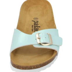 Palado Malta Metallic, Pantoletten, Damen, Türkis