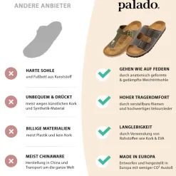 Palado Milos Lack, Pantoletten, Damen, Rosa