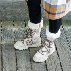 Palado Yeronisos, Winterstiefel, Damen, Beige