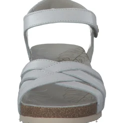 Panama Jack Chia B, Keilsandaletten, Damen, Weiß (Blanco