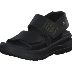 Panama Jack Noah B, Keilsandaletten, Damen, Schwarz