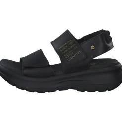 Panama Jack Noah B, Keilsandaletten, Damen, Schwarz