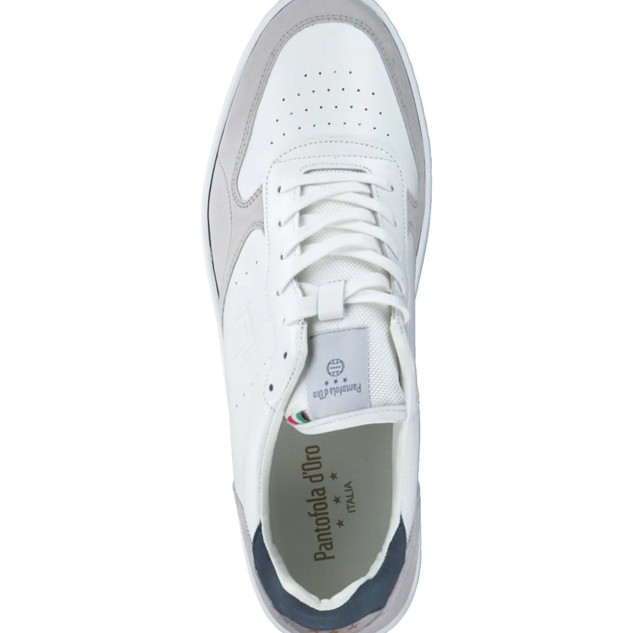 Pantofola d´Oro Vieste Uomo Low 10231065, Klassische- & Business Schuhe, Herren, BRIGHT WHITE