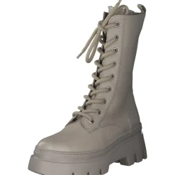 Paul Green 9090, Schnürstiefel, Damen, Beige