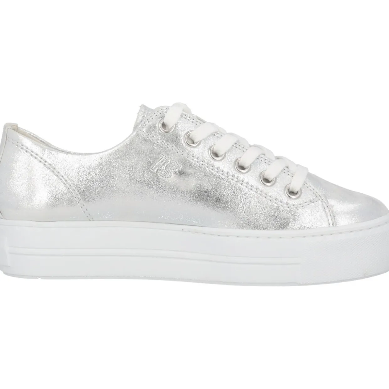 Paul Green 4790, Sneakers Low, Damen, weiß silber metallic