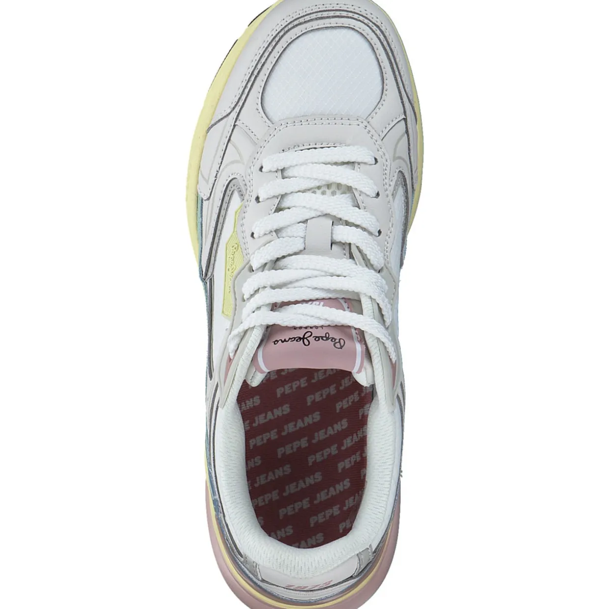 Pepe Jeans PLS60031, Schnürschuhe, Damen, Weiß