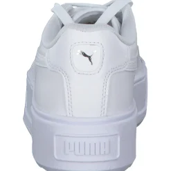 Puma Karmen L 384615, Schnürschuhe, Damen, white/white/silver