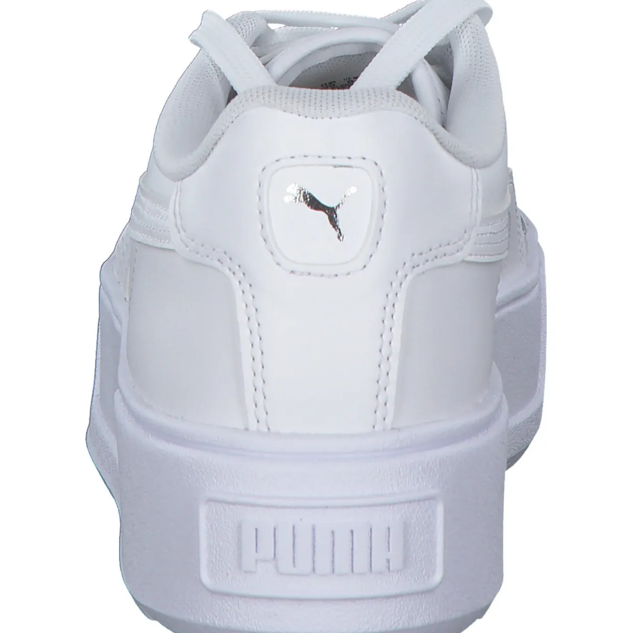 Puma Karmen L 384615, Schnürschuhe, Damen, white/white/silver