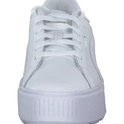 Puma Karmen L 384615, Schnürschuhe, Damen, white/white/silver