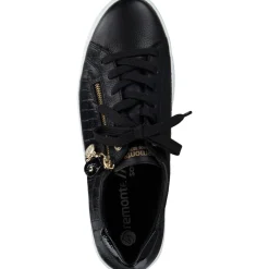 Remonte D0916, Schnürschuhe, Damen, schwarz/schwarz/black