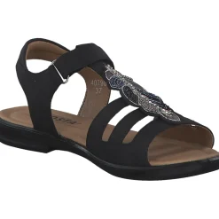 Ricosta Amelie 7001402, Sandaletten, Kinder, Schwarz
