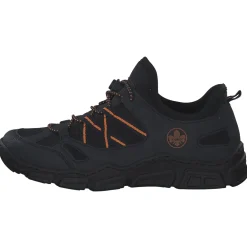 Rieker L0656, Schnürschuhe, pazifik/pazifik/schwarz