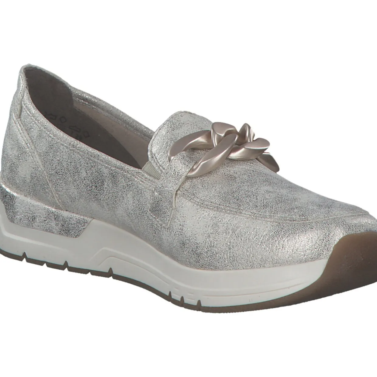 Rieker 58944, Mokassins, Damen, beige-gold
