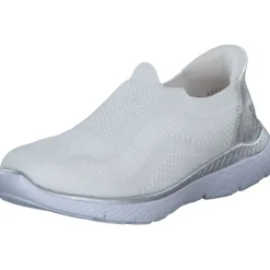 Rieker M5072, Slip-On-Sneaker, Damen, weiss/ice