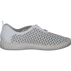 Rieker N0965, Slipper, Damen, weiss/cement