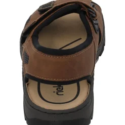 Rieker 26156, Outdoorsandalen, Herren, Braun (Mandel/Schwarz)