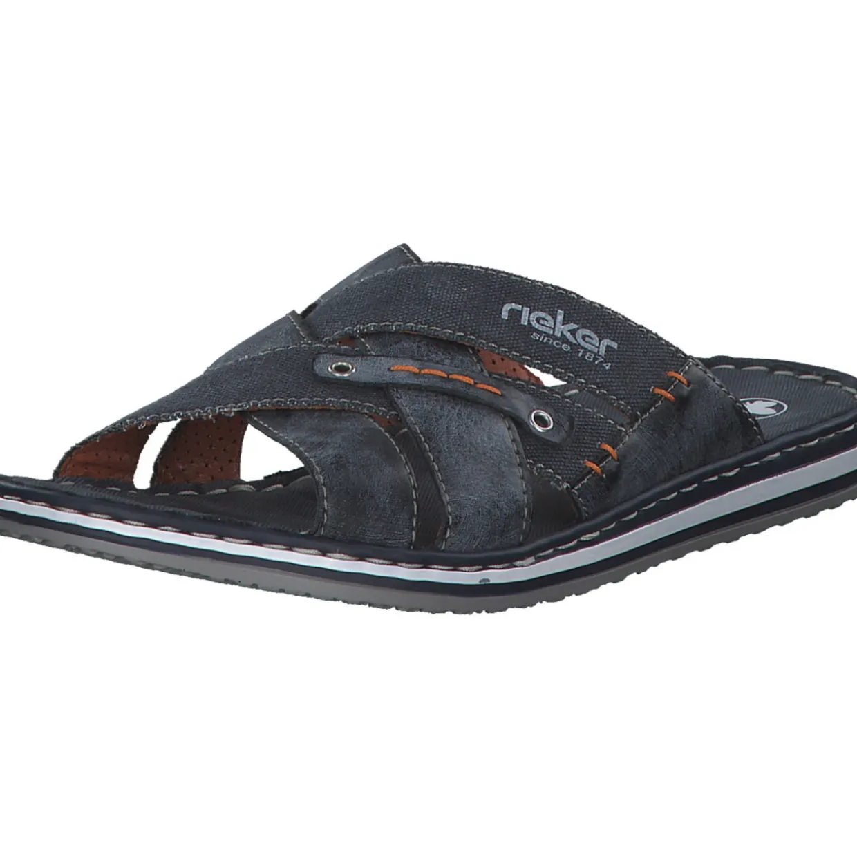 Rieker 21599, Pantoletten, Herren, Blau (Ozean/Denim)