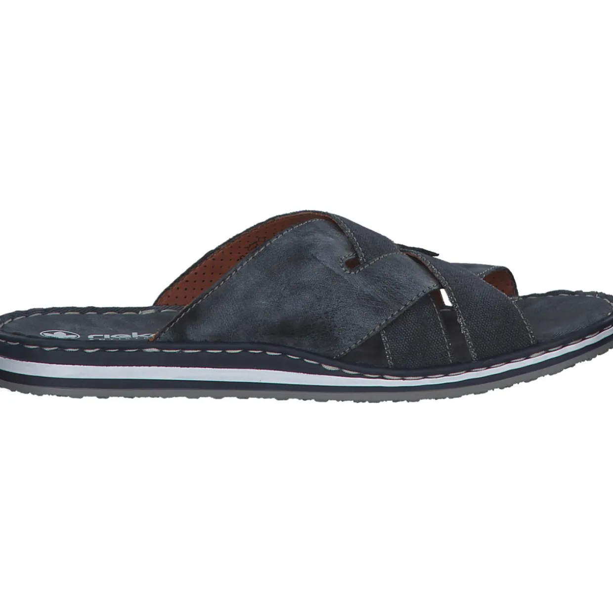 Rieker 21599, Pantoletten, Herren, Blau (Ozean/Denim)