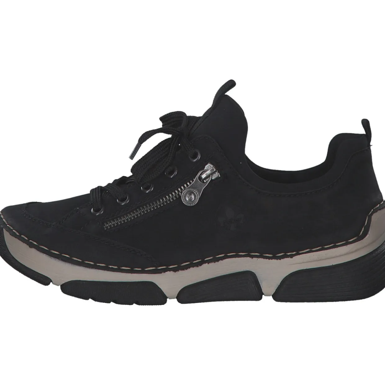 Rieker 45973, Schnürschuhe, Damen, Schwarz
