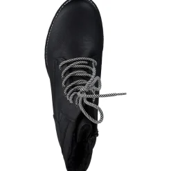 Rieker 78520, Schnürstiefel, Damen, schwarz/schwarz