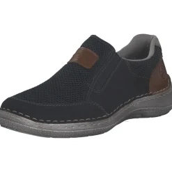 Rieker 03053, Sneakers Low, Herren, Blau