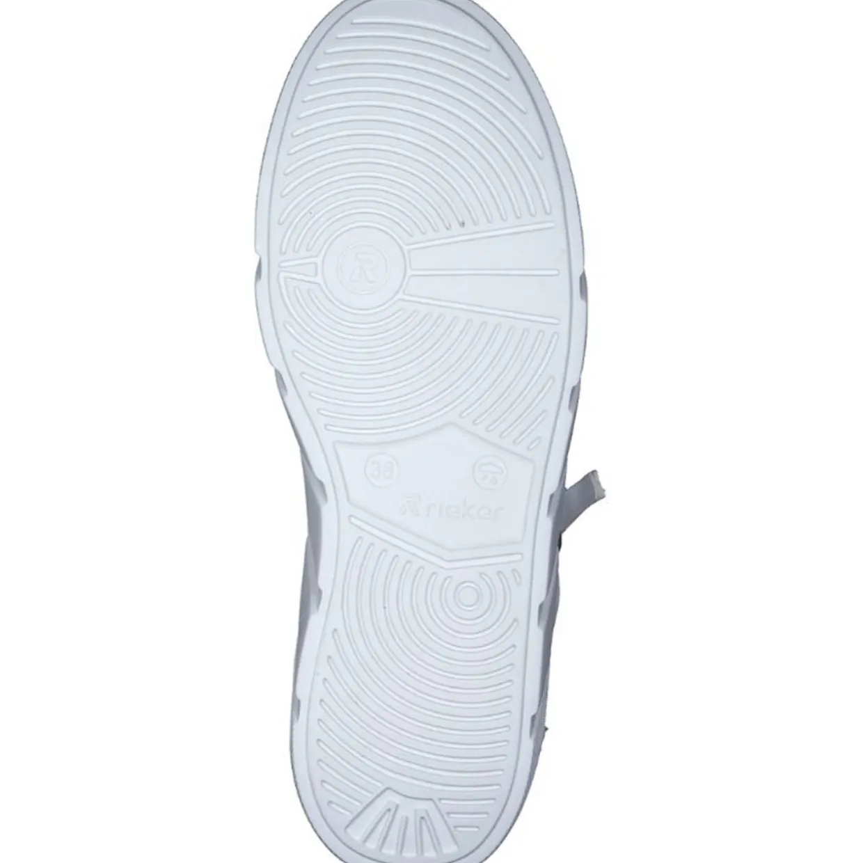 Rieker W2605, Schnürschuhe, Damen, weiss/perlmutt/weiss
