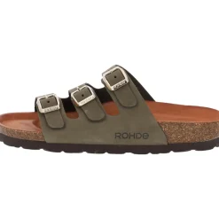 Rohde 5613, Hausschuhe & Pantoffeln, Damen, olive