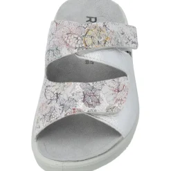 Rohde 5735, Pantoletten, Damen, silber - muster