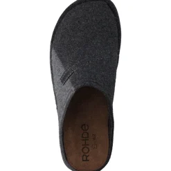 Rohde 6942, Pantoletten, Herren, Schwarz