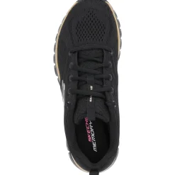 Skechers 12615, Sneakers Low, Damen, Schwarz (Black Rose Gold)