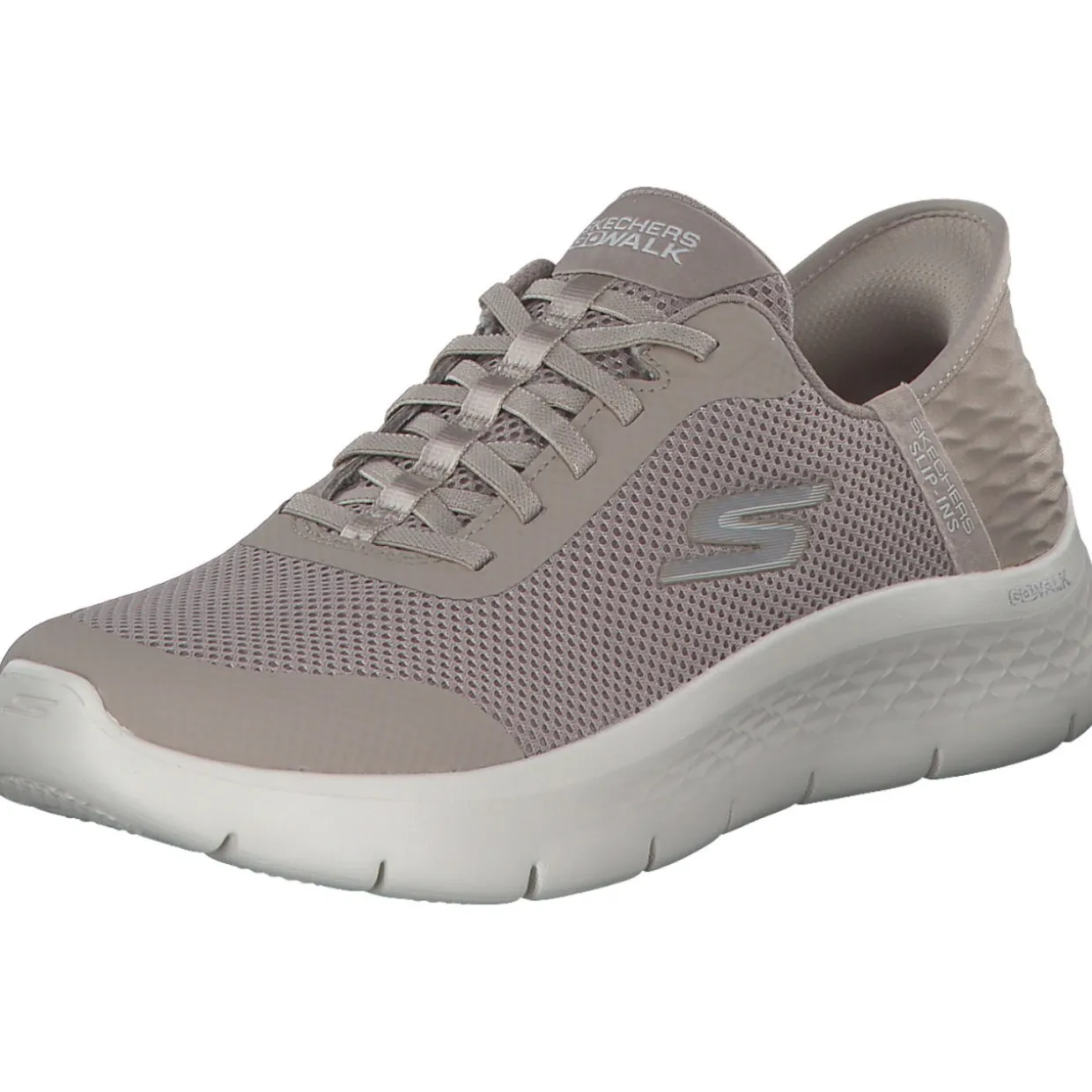 Skechers 124836 TPE Slip Ins Go walk flex, Slip-On-Sneaker, Damen, Beige (Taupe)