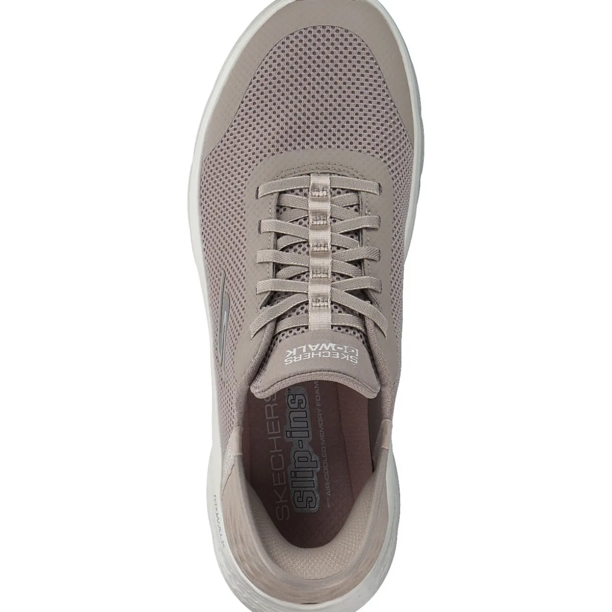 Skechers 124836 TPE Slip Ins Go walk flex, Slip-On-Sneaker, Damen, Beige (Taupe)