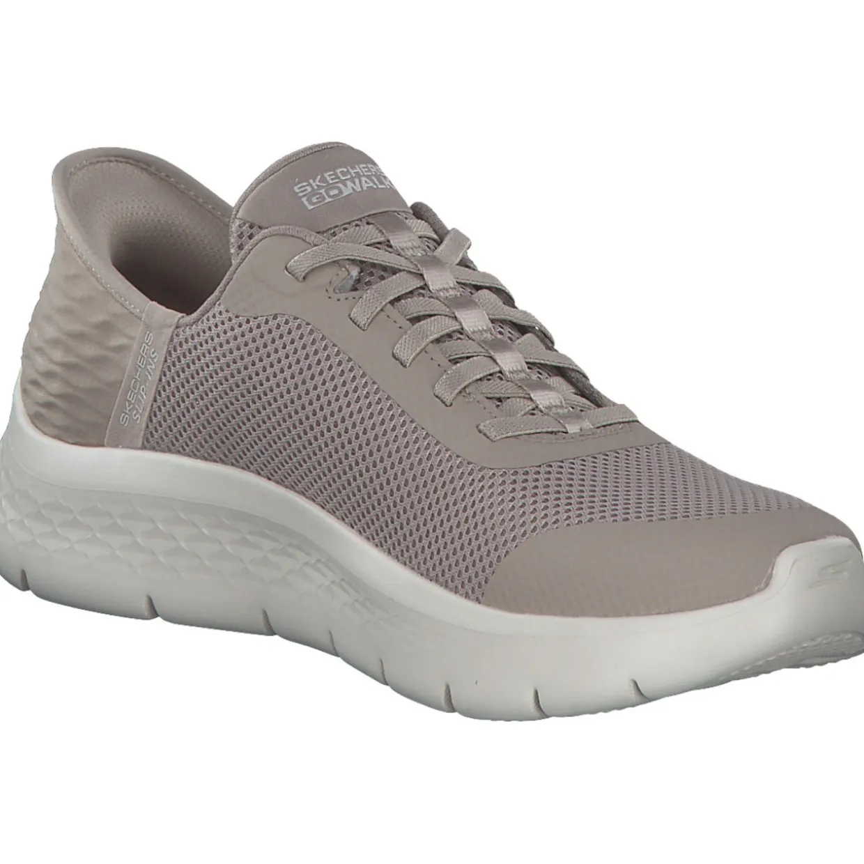 Skechers 124836 TPE Slip Ins Go walk flex, Slip-On-Sneaker, Damen, Beige (Taupe)