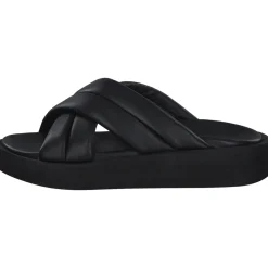 s. Oliver 27207, Plateau-Pantoletten, Damen, black