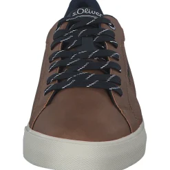 s. Oliver 13630, Sneakers Low, Herren, Braun/Blau