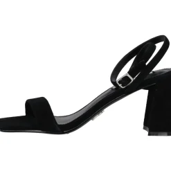 Steve Madden Luxe SM11002329, Plateau-Sandaletten, Damen, Schwarz