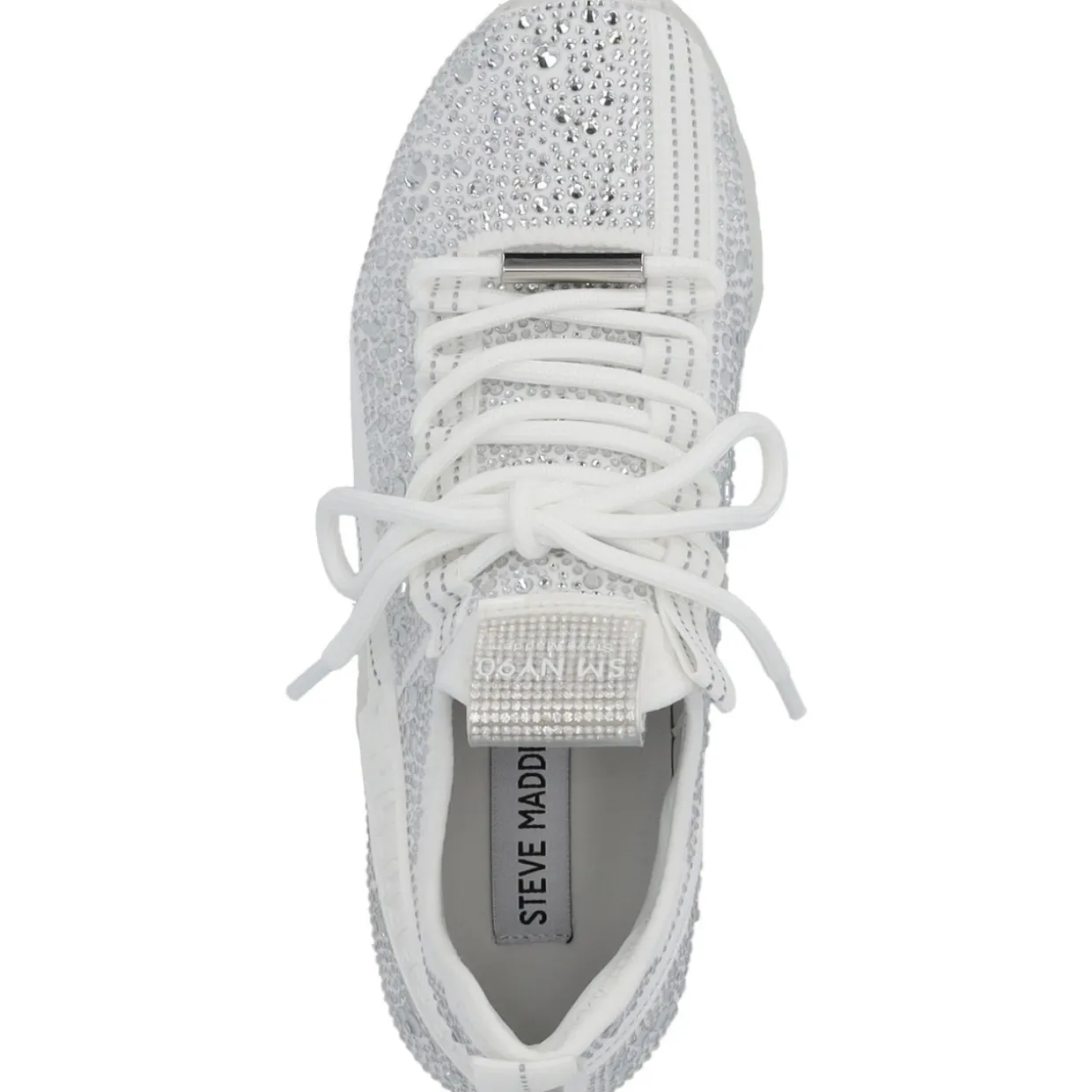 Steve Madden Maxima SM11001807, Schnürschuhe, Damen, Weiß