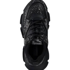 Steve Madden SM19000082-915 Privy, Schnürschuhe, Damen, black/silver
