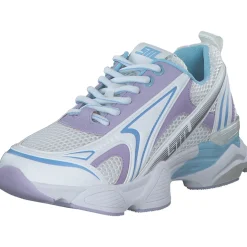 Steve Madden Speedster SM19000122, Schnürschuhe, Damen, WHITE/BB LAVENDER