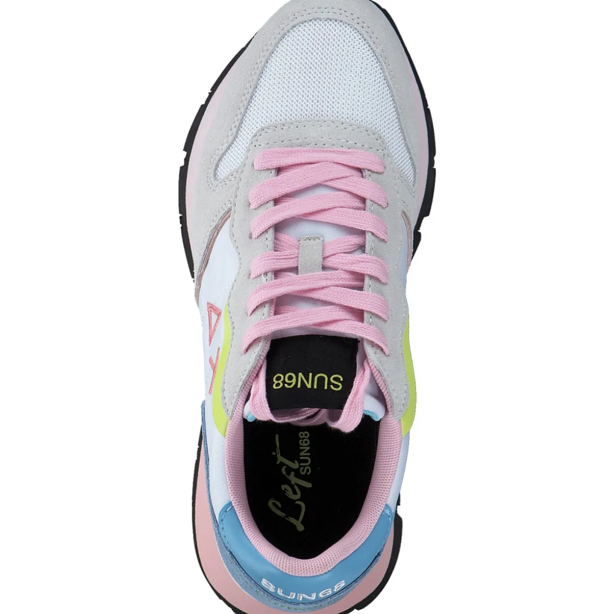 SUN68 35204, Schnürschuhe, Damen, bianco