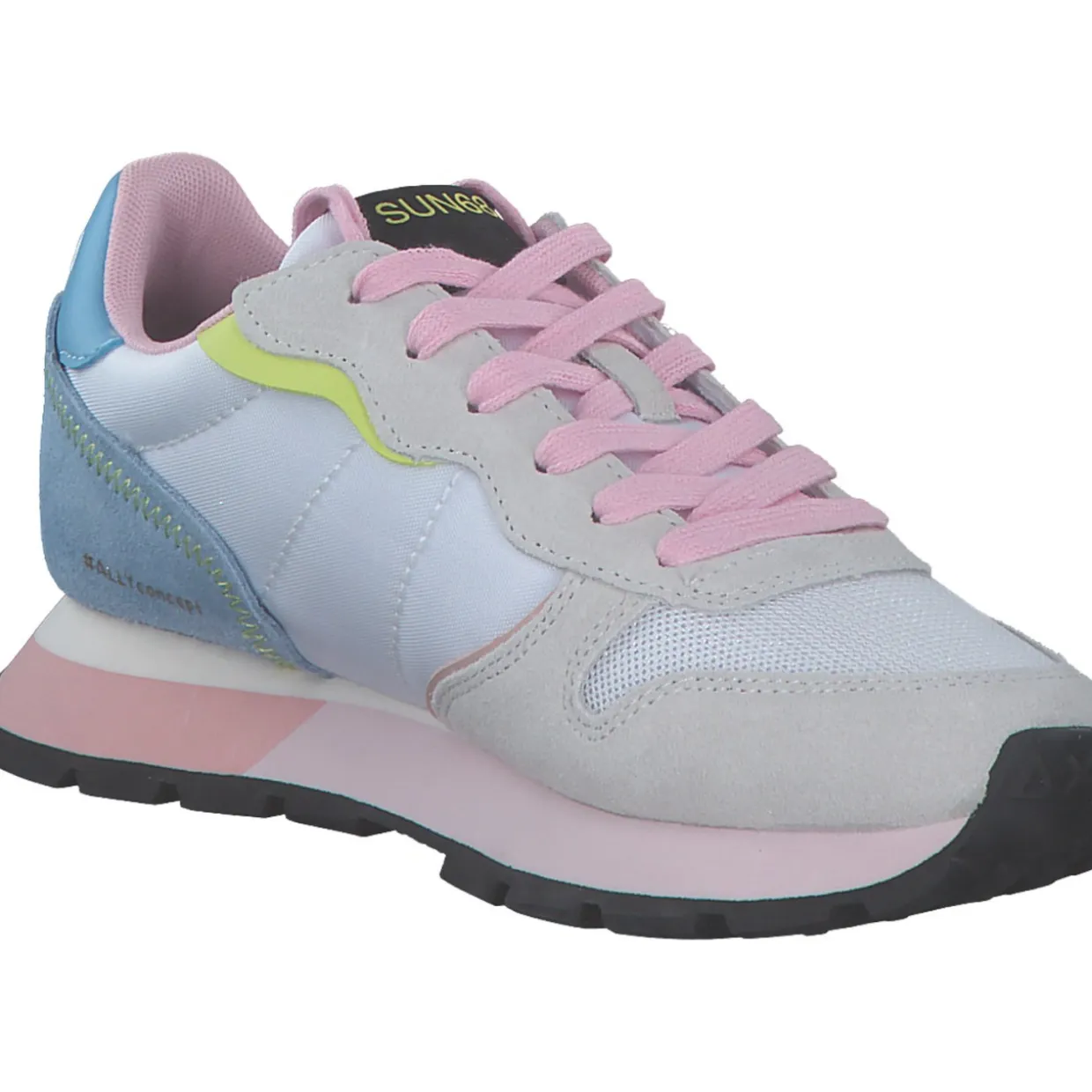 SUN68 35204, Schnürschuhe, Damen, bianco