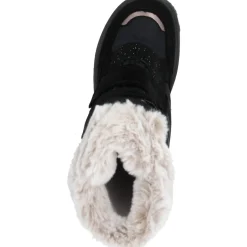 Superfit 1-000226-0000 Stiefelette Leder FLAVIA, Winterstiefel, Kinder, SCHWARZ/BEIGE