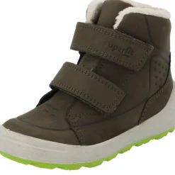 Superfit 1-106317-7000 Stiefelette Leder GROOVY, Lauflernschuhe, Kinder, Grün