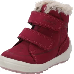 Superfit 1-106317-5000 Stiefelette Leder, Lauflernschuhe, Kinder, rot