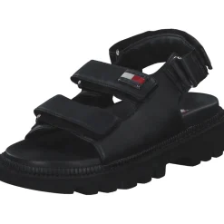 Tommy Hilfiger EN0EN02461, Keilsandaletten, Damen, Schwarz