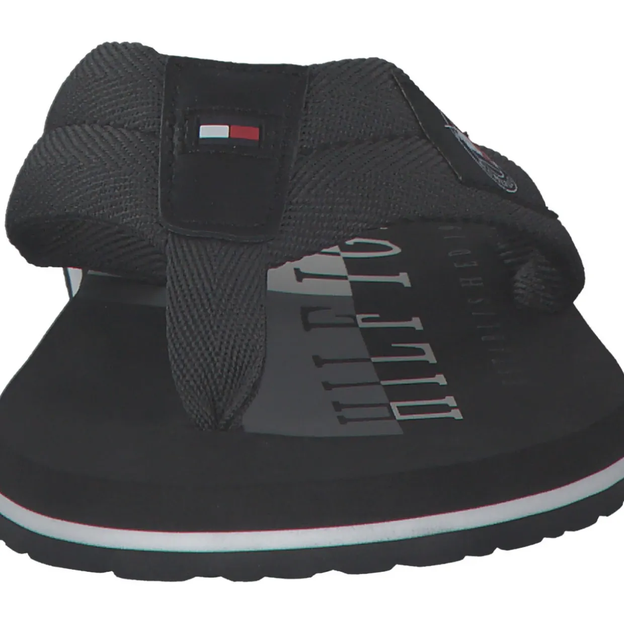 Tommy Hilfiger FM0FM03981, Zehentrenner, Herren, Schwarz