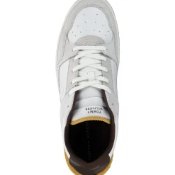 Tommy Hilfiger FM0FM05215ZE1 TH BASKET STREET LTH, Klassische- & Business Schuhe, Herren, City Yello